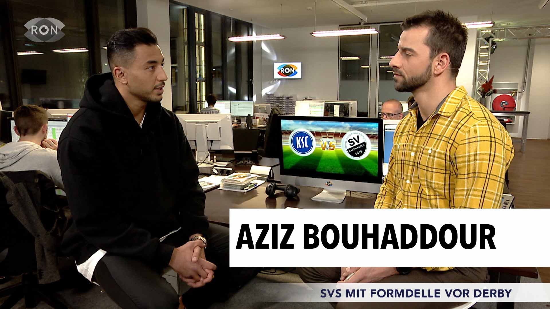 Nationalspieler Aziz Bouhaddouz im Gespräch RON TV