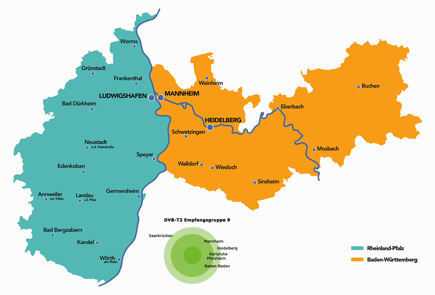 Sehen Sie RON in der Metropolregion Rhein-Neckar