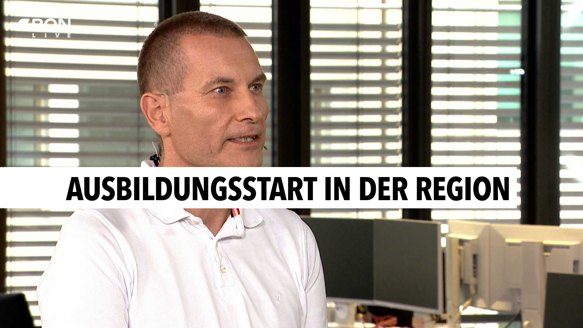 IHK Geschäftsführer Berufsbildung Harald Töltl zu Gast RON TV