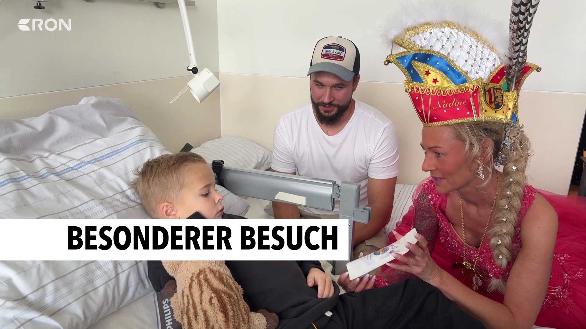 Mannheimer Stadtprinzessin bereitet den kleinen Patienten eine große Freude